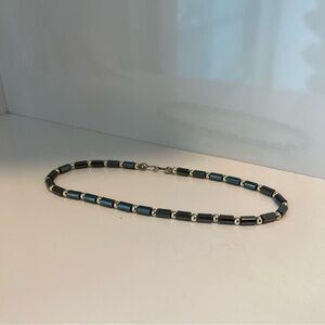 Magnetic Hematite Bracelet, Unisex. 9 inch; Hook closure